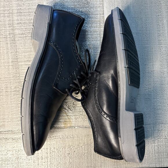 Cole Haan Oxford Shoe Size 8M Go To Grand 360 Black Leather Plain Toe - Picture 6 of 9